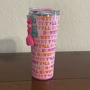 Swig Life Howdy Y’all Tumbler 32 oz -Pink and Orange- NWT